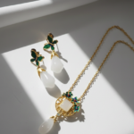 gold plated Silver Jewelry Set for women Pakistan by dango