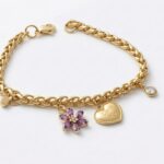 Gold Plated Charms Bracelet for women in Pakistan by dango