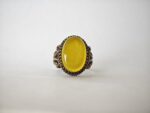 Vintage Yellow Stone Ring