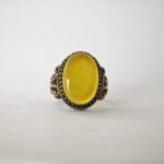 Vintage Yellow Stone Ring