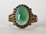 Green Stone Vintage Ring