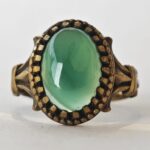 Green Stone Vintage Ring