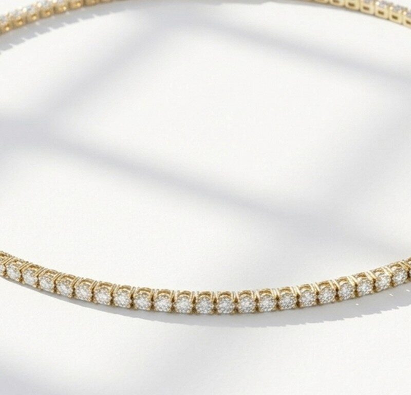 Gold Plated Zircon Anklet for women in Pakistan by dango