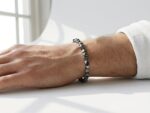 Black Hematite Triangles Bracelet - Image 2