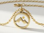 Gold Plated Mountain Pendant for women in Pakistan by dango