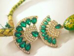 Emerald Green Rhinestone Afghan Dori Set