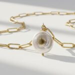 Gold Plated Pearl Pendant for women in Pakistan by dango