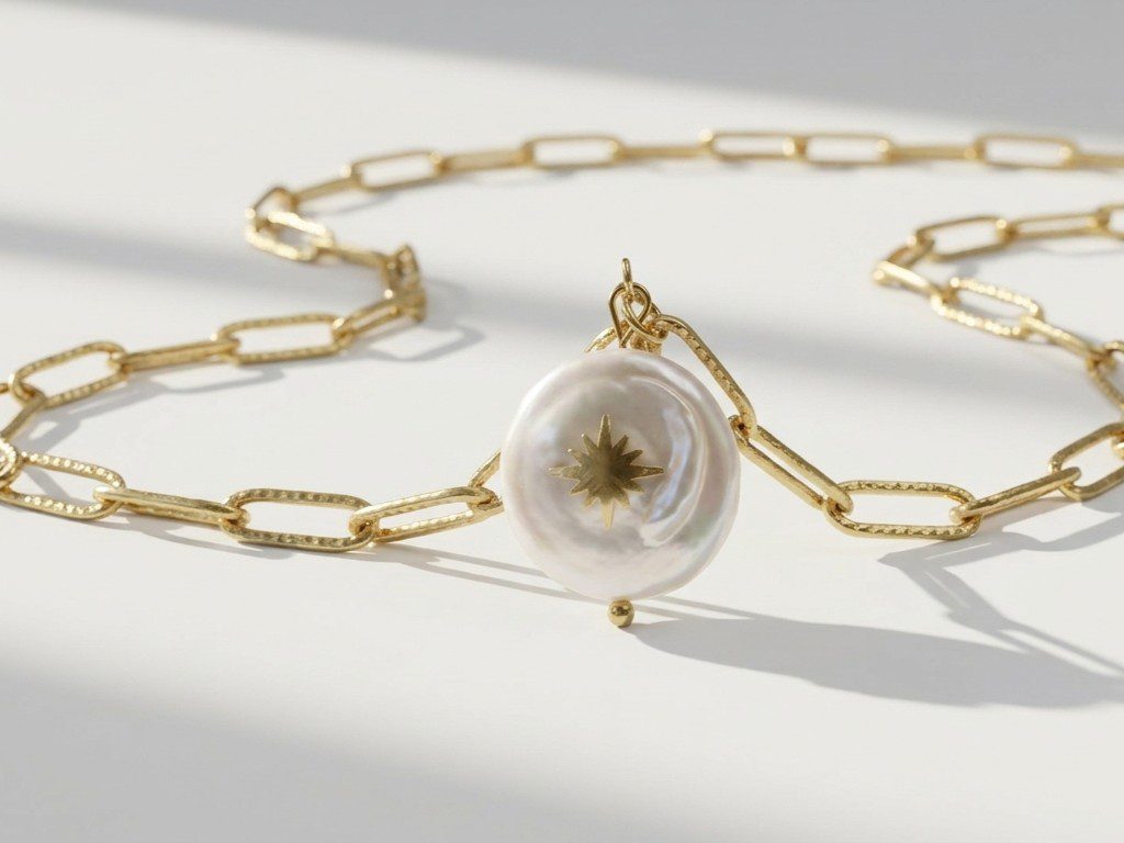 baroque pearl pendant pakistan Gold Plated Pearl Pendant for women in Pakistan by dango