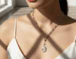 Gold Plated Baroque Pearl Pendant - Image 2