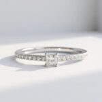 925 Sterling Silver Minimal Ring for women in Pakistan by dango