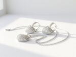 Zircon Heart Jewelry Set for women in Pakistan by dango