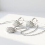 Zircon Heart Jewelry Set for women in Pakistan by dango
