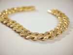 Gold Plated Zircon Cuban Style Bracelet - Image 3
