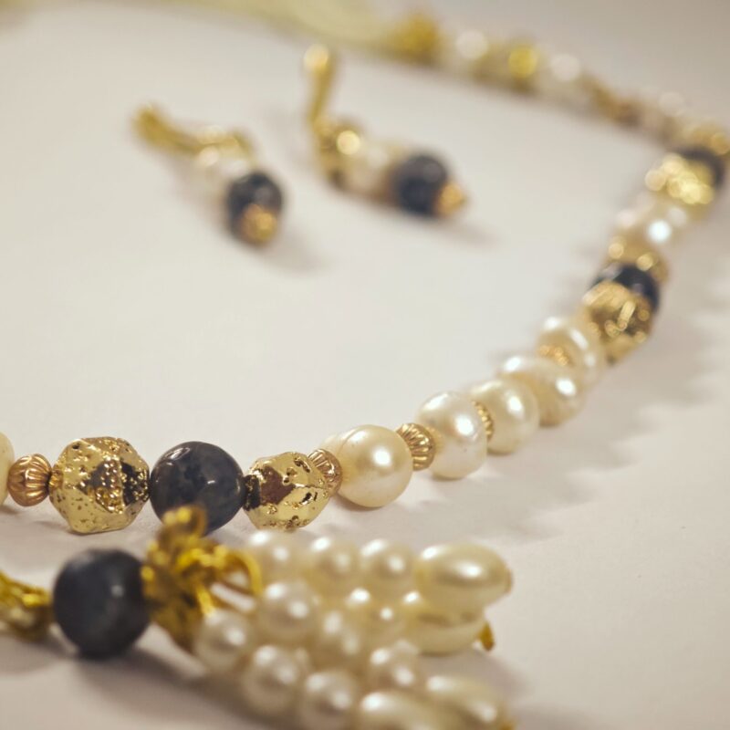 Freshwater Pearl & Agate Beaded Set