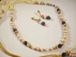 Pearl and agate gemstone Jewelry Set For Women in Pakistan by dango