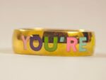 "You're Perfect" Enamel Ring - Image 3