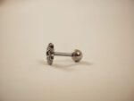 Black Zircon Steel Stud