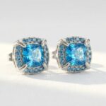 blue stud earrings for women in pakistan by dango