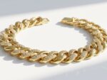 Gold Plated Cuban Bracelet for women in Pakistan by dango