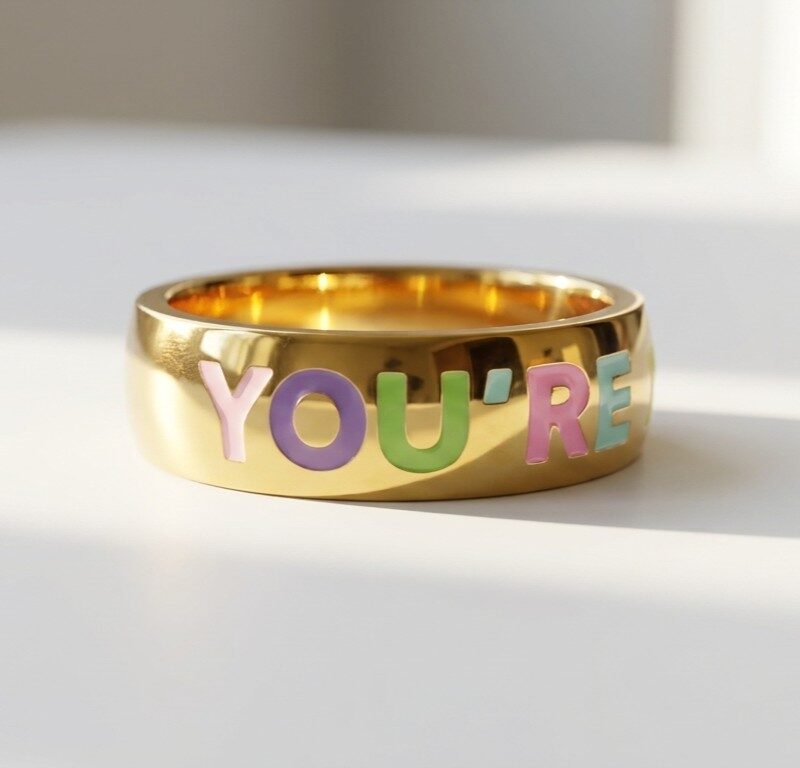 Everyday gold plated steel Ring for Women in Pakistan by dango