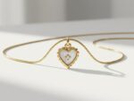 Everyday Mother of pearl Heart Pendant for women in Pakistan by dango