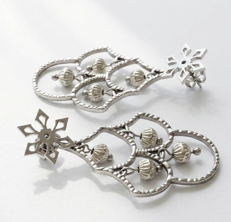 Stainless steel waterproof earrings for women in Pakistan by dango