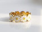 Gold Plated Floral Ring for women in Pakistan by dango