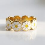 Gold Plated Floral Ring for women in Pakistan by dango