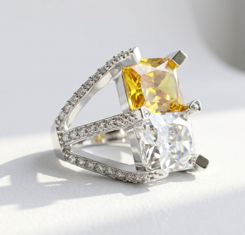 Statement Zircon Luxury Ring for Women in Pakistan by dango