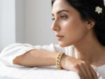 Gold Plated Zircon Cuban Style Bracelet - Image 2