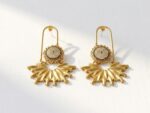 stainless steel tarnish free statement earrings for women in pakistan by dango