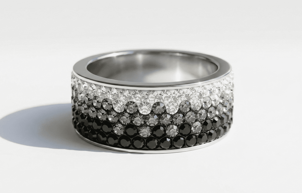 black ring pakistan waterproof stainless steel band ring for women in pakistan by dango