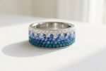 stainless steel band ring for women in pakistan by dango