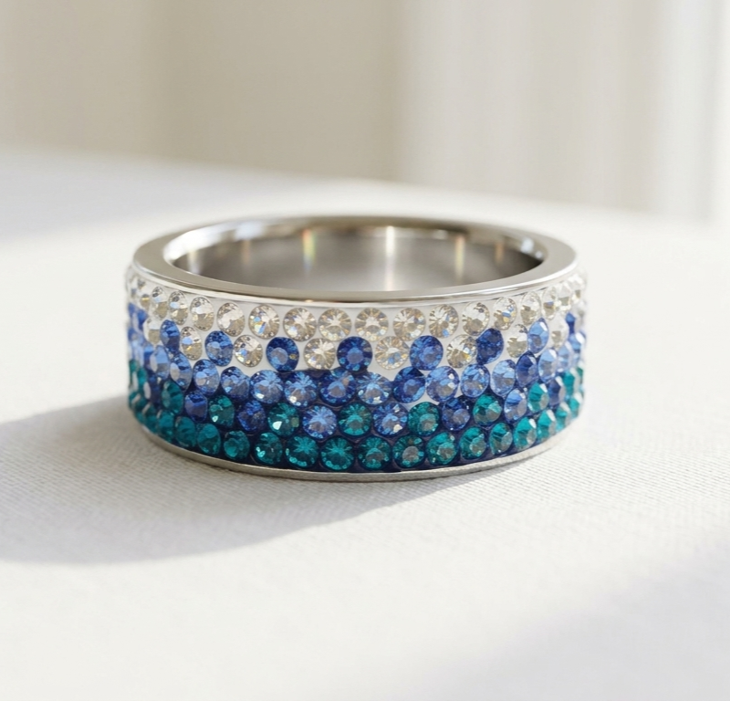 stainless steel band ring for women in pakistan by dango