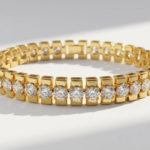 gold plated zircon bracelet for women in pakistan by dango