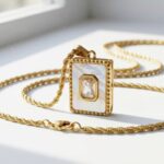 Mother of Pearl waterproof Pendant for women in Pakistan by dango