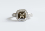 natural tourmaline gemstone in 925 sterling silver ring for women in Pakistan by dango