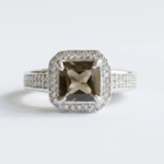 natural tourmaline gemstone in 925 sterling silver ring for women in Pakistan by dango