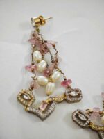 Amethyst Pearls & Zircon Sparkle Earrings