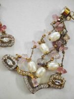 Amethyst Pearls & Zircon Sparkle Earrings