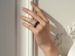 Onyx Ice – 8mm Stainless Steel Crystal Ring - Image 2