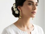 Gold Plated Lion Queen Drop Earrings - Image 2