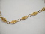 Textured Gold-Plated Anklet - Image 3
