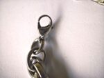 11mm Vintage Steel Link Chain Bracelet - Image 2
