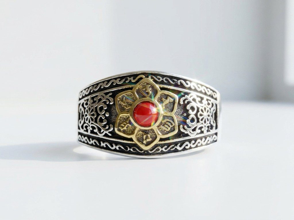 silver ring Antique Silver Adjustable Ring for men and women in Pakistan by dango