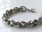 11mm Vintage Steel Chain Bracelet for men in Pakistan by dango