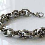 11mm Vintage Steel Chain Bracelet for men in Pakistan by dango