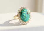 Natural Turquoise gemstone Ring for women in Pakistan by dango