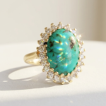 Natural Turquoise gemstone Ring for women in Pakistan by dango