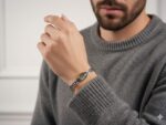 925 Silver Natural Labradorite Cuff Bangle - Image 2